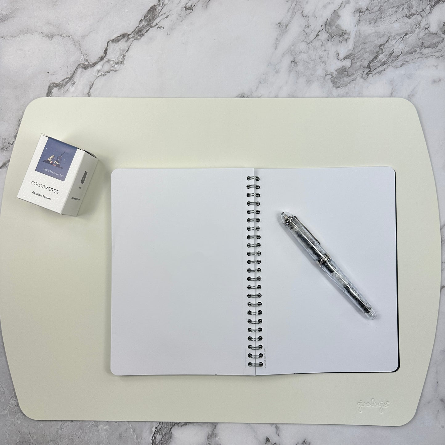 Writing Mat- Italian Repurposed Leather