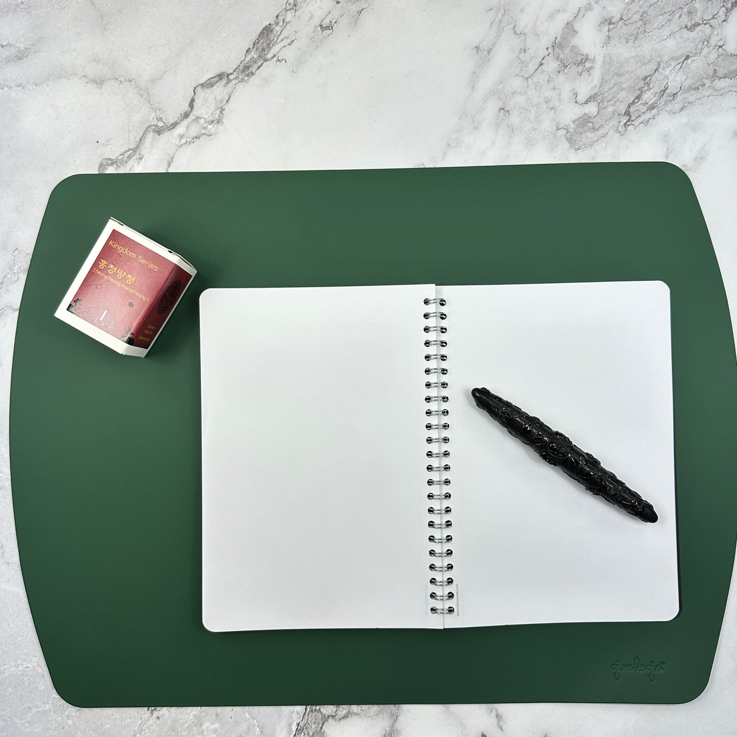 Writing Mat- Italian Repurposed Leather