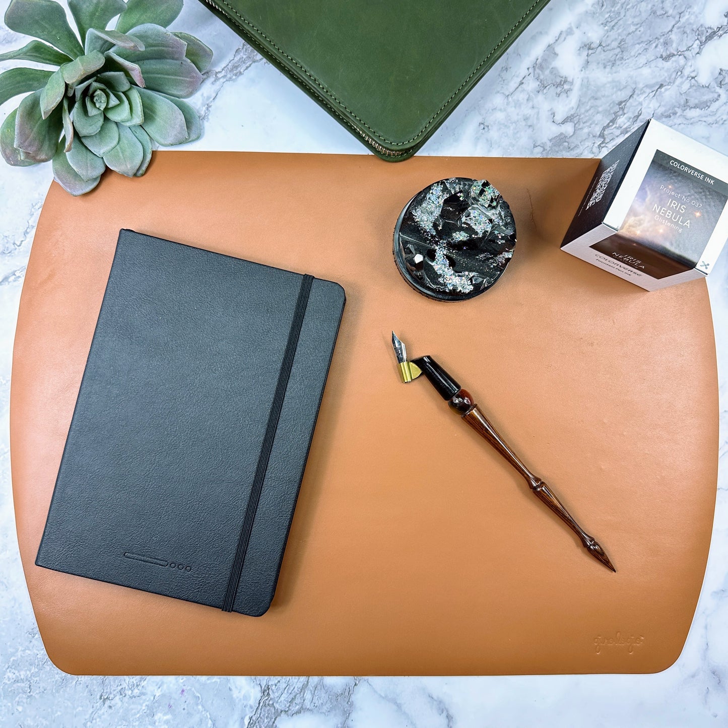 Writing Mat- Italian Full Grain Leather