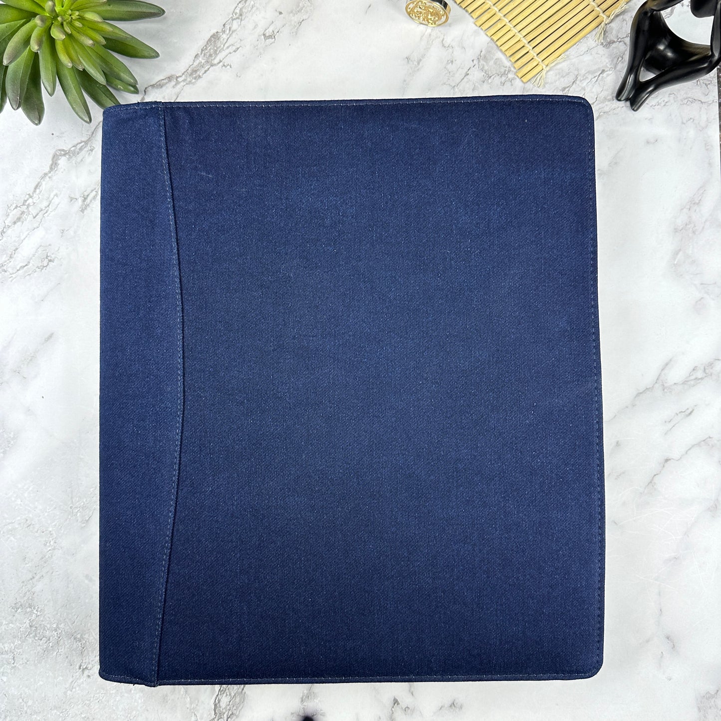 Denim 48 Zip Pen Case