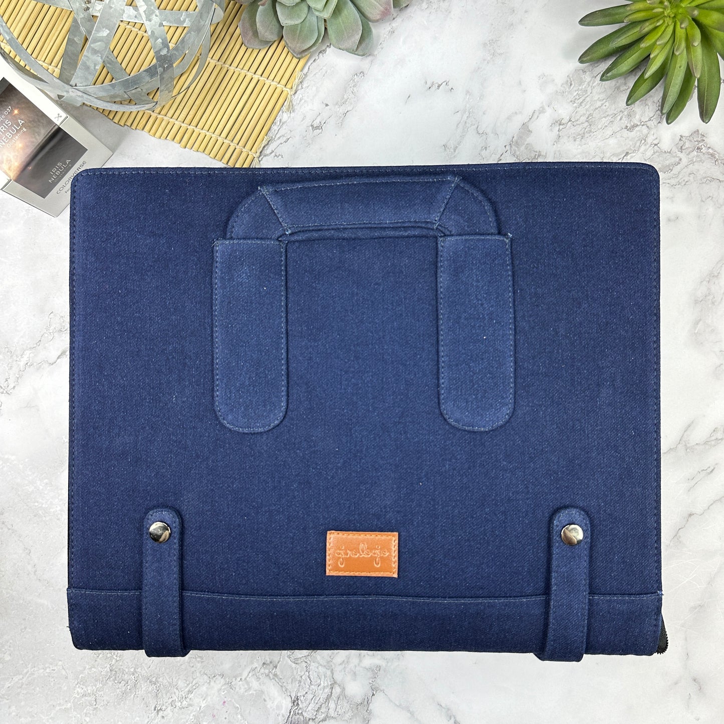 Denim 96 Pen Zip Case
