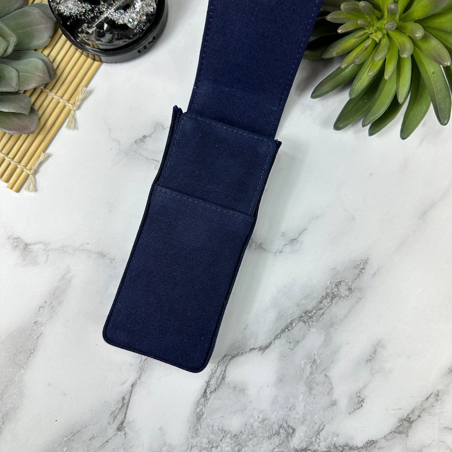Denim 3 Pen Magnetic Pen Case